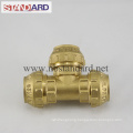 Female Tee Brass PE Fitting